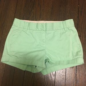 J crew 3 inch chino shorts